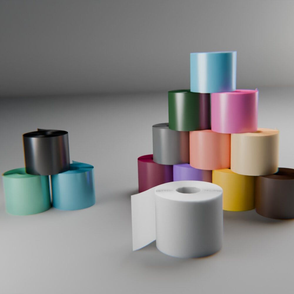 Rouleau en plastique