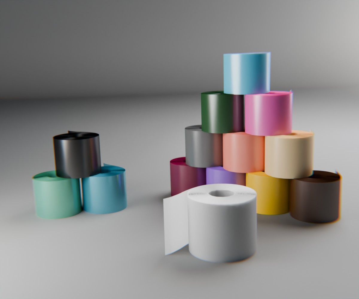 لفافات أكياس بلاستيكية ملوّنة للتغليف